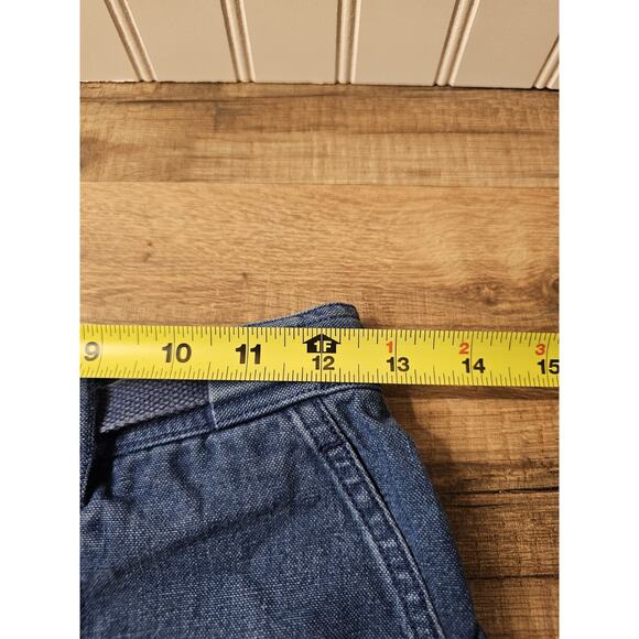 Lauren Ralph Lauren High Waisted Vintage Denim Jean Shorts Size 2P Cargo Preppy - Picture 7 of 8
